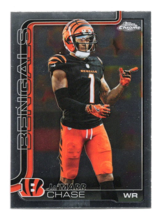 2025 Topps Chrome Ja'Marr Chase Card Cincinnati Bengals #58