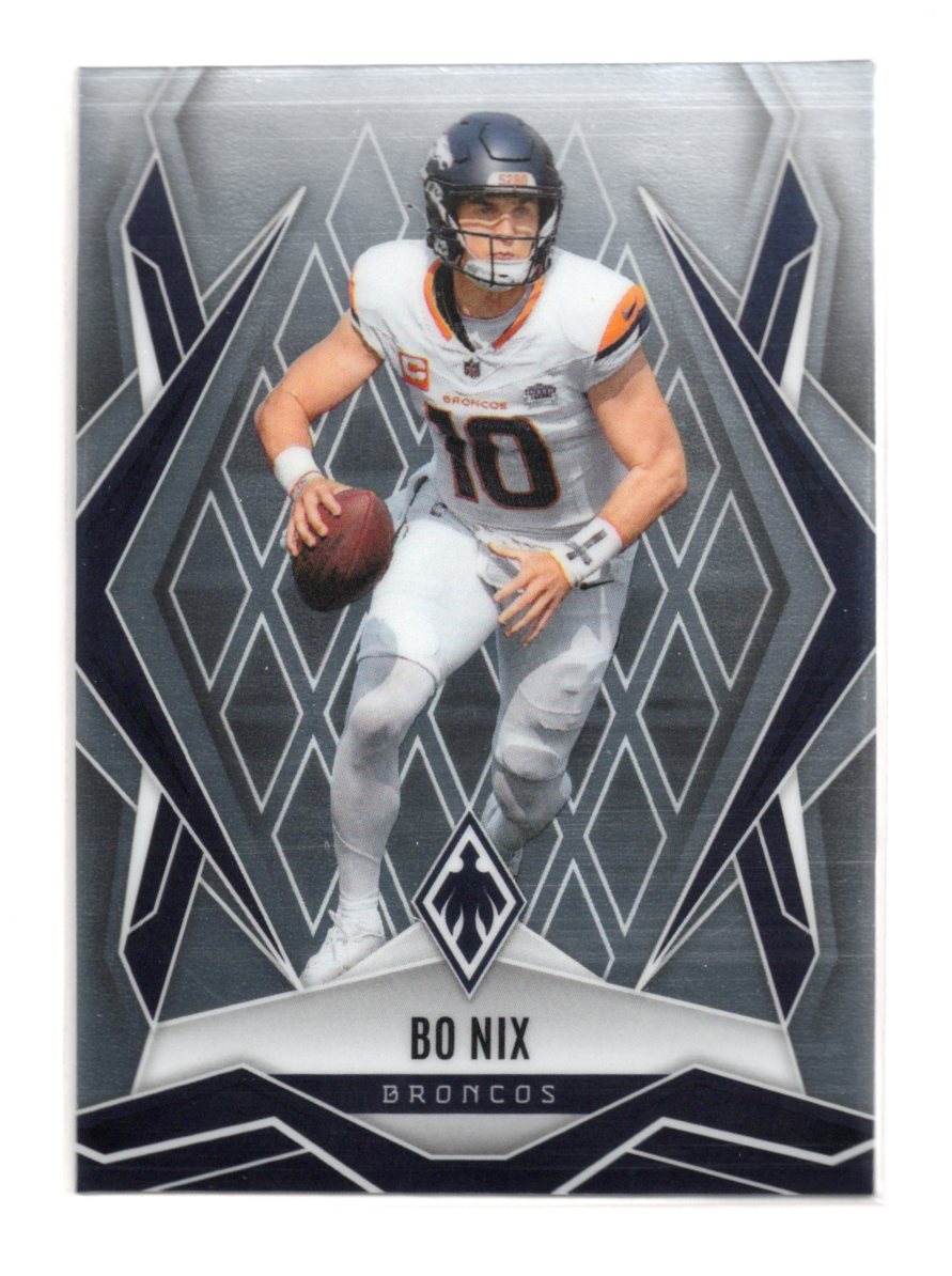 2025 Panini Phoenix Bo Nix Card Denver Broncos #83
