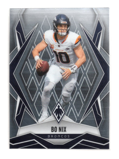 2025 Panini Phoenix Bo Nix Card Denver Broncos #83