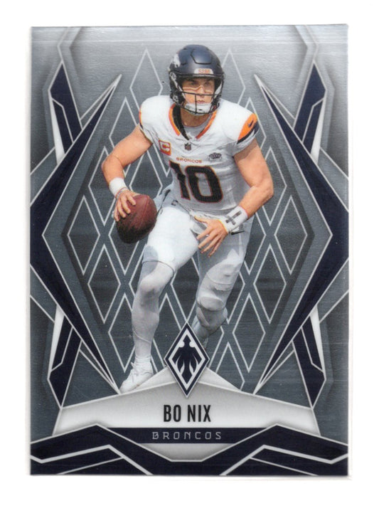 2025 Panini Phoenix Bo Nix Card Denver Broncos #83