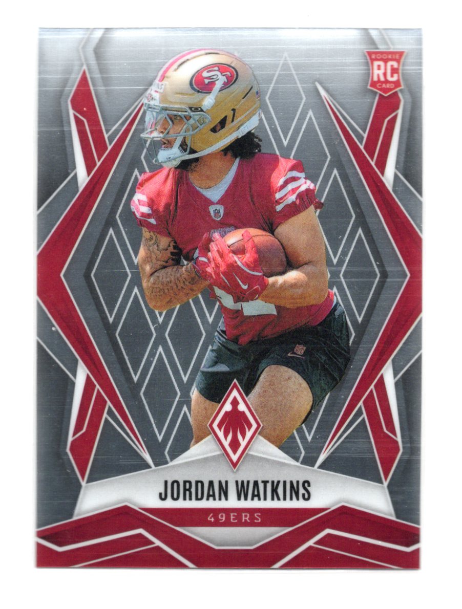 2025 Panini Phoenix Jordan Watkins Card Rookie San Francisco 49ers #206