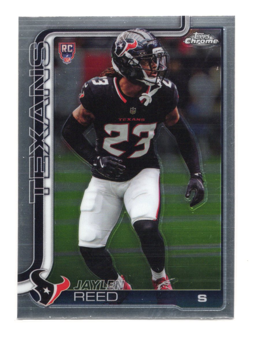 2025 Topps Chrome Jaylen Reed Card Rookie Houston Texans #374