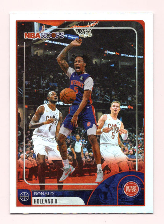 2025-26 Hoops Ronald Holland II Card Detroit Pistons #103