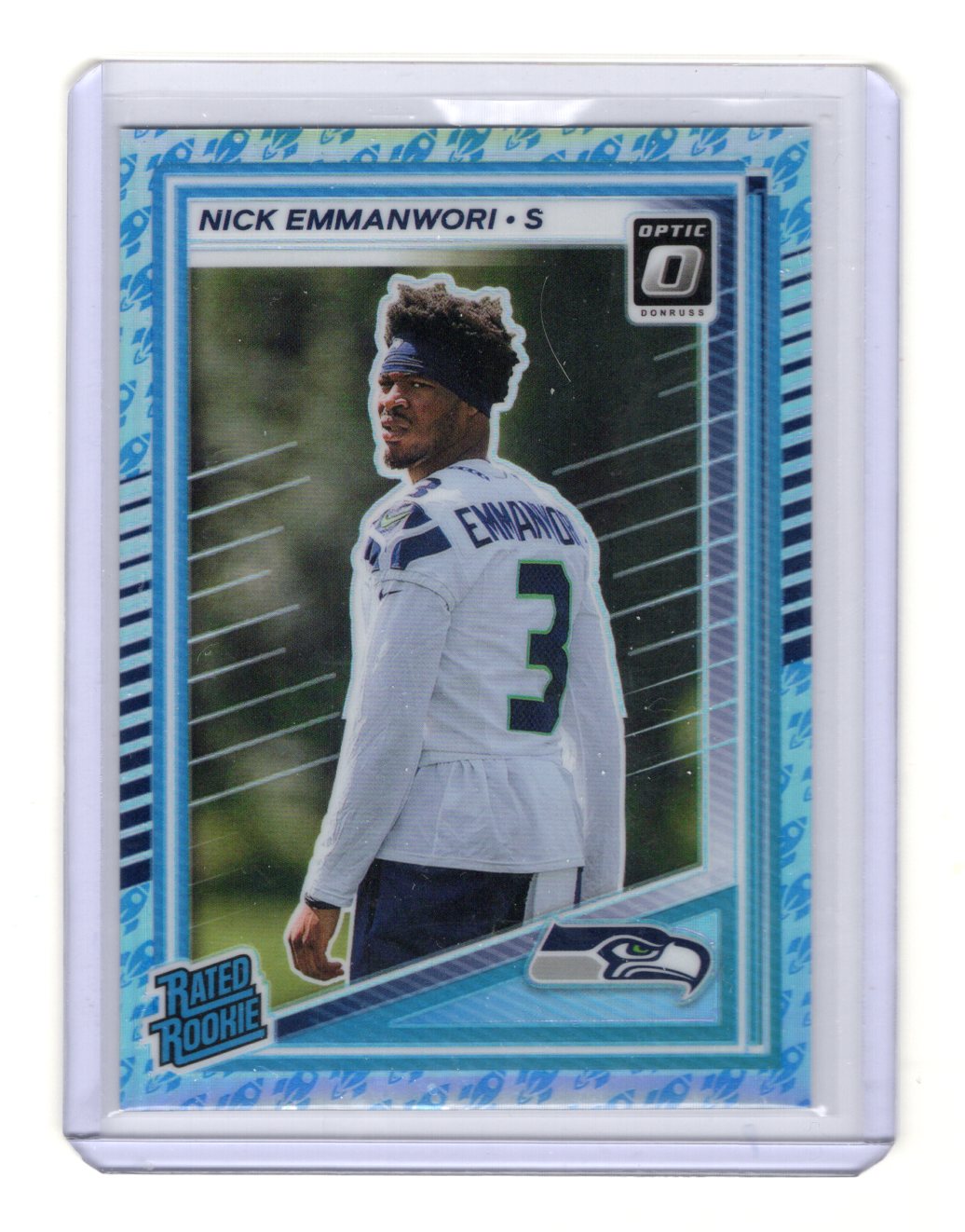 2025 Donruss Optic Nick Emmanwori Card Rocket Rookie Seattle Seahawks #277