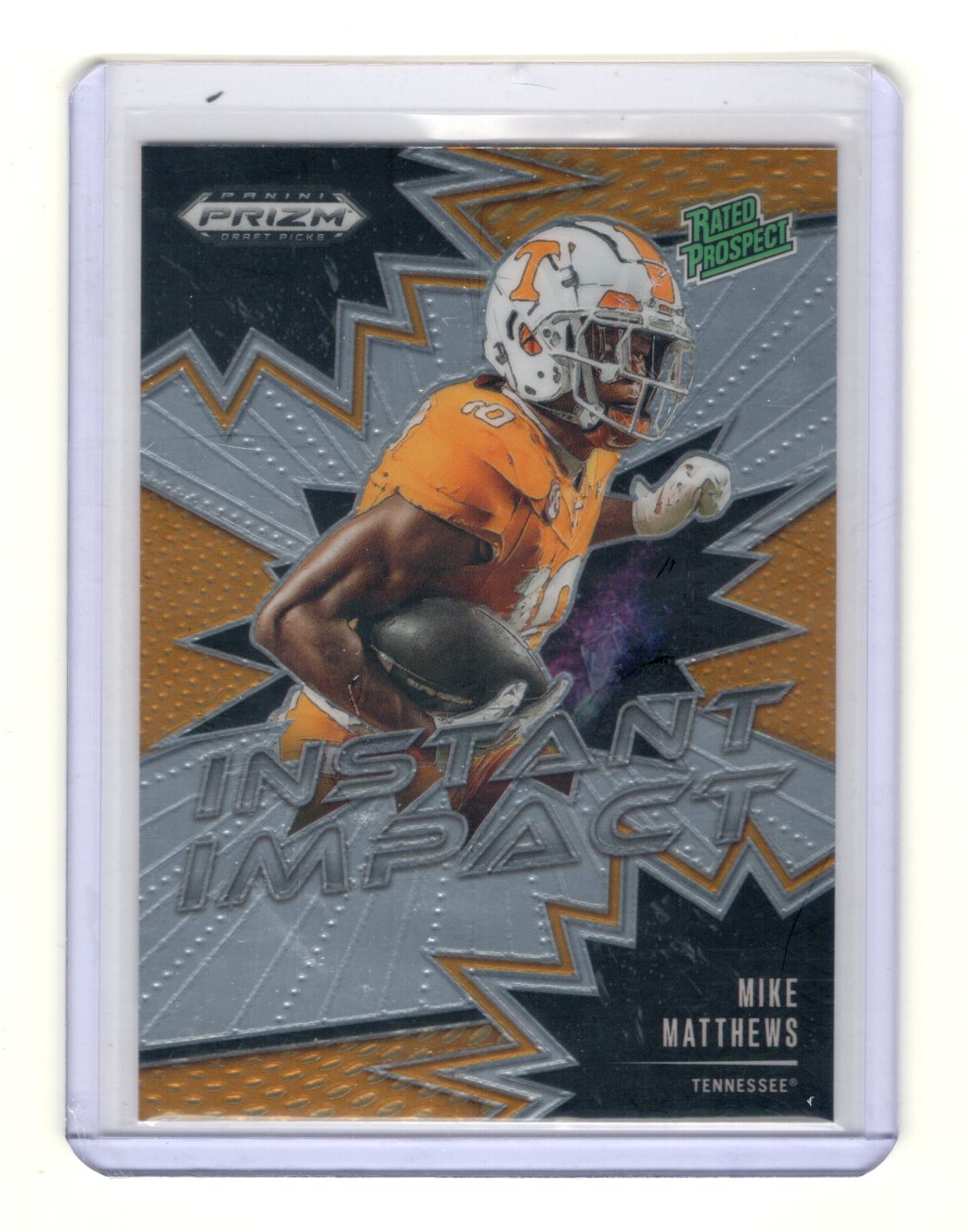 2025 Panini Prizm Draft Picks Mike Matthews Card Instant Impact Tennessee