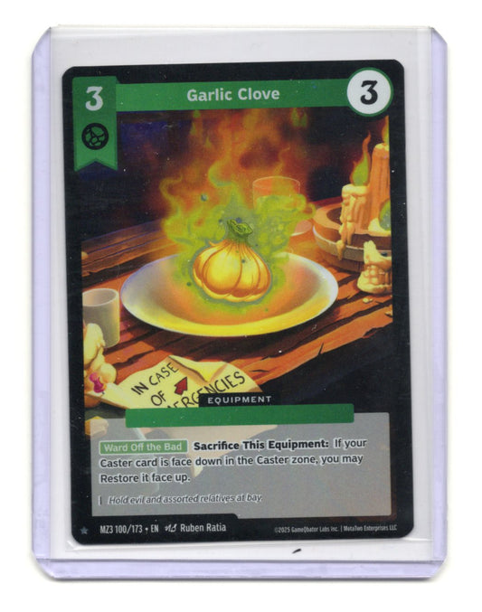 2025 MetaZoo Garlic Clove MZ3 100/173 TCG Card
