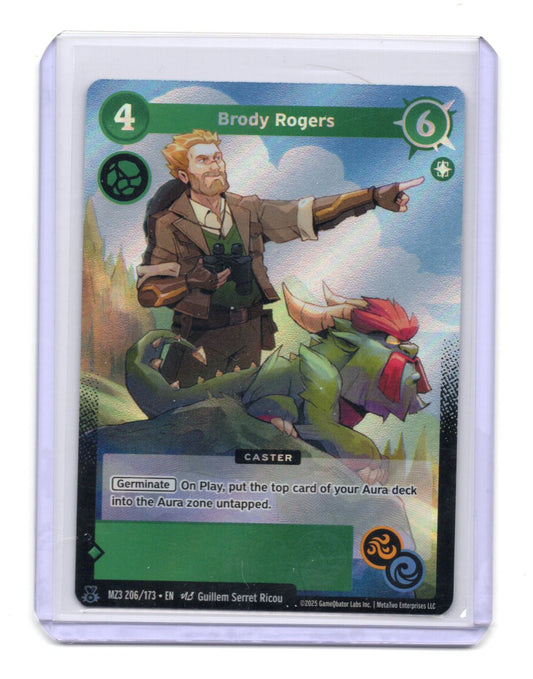 2025 MetaZoo Brody Rogers Full Art / Holo Foil MZ3 206/173 TCG Card