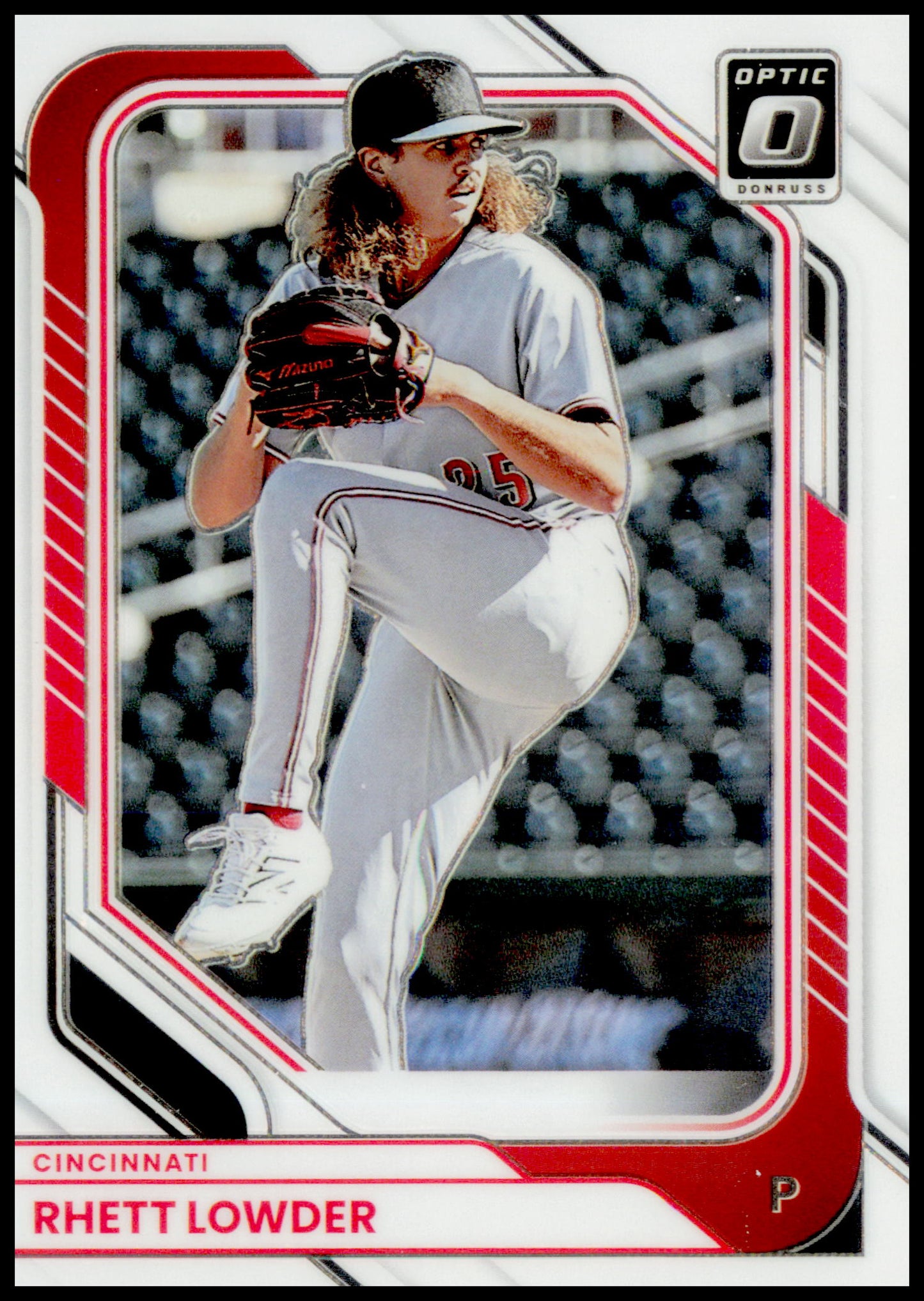 2026 Donruss Rhett Lowder Card Optic Cincinnati Reds #7