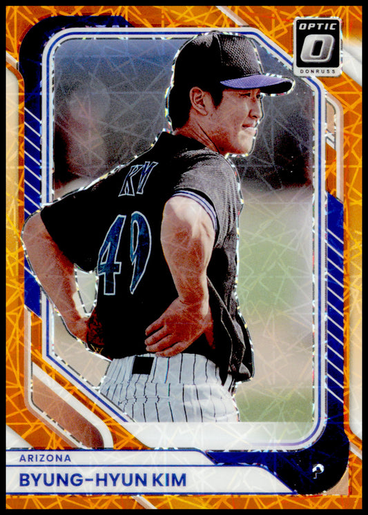 2026 Donruss Byung-Hyun Kim Card Optic Orange Velocity Arizona Diamondbacks #4