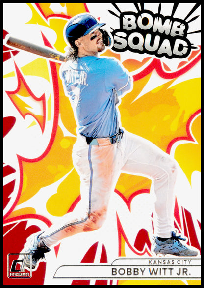 2026 Donruss Bobby Witt Jr. Card Bomb Squad Kansas City Royals #9