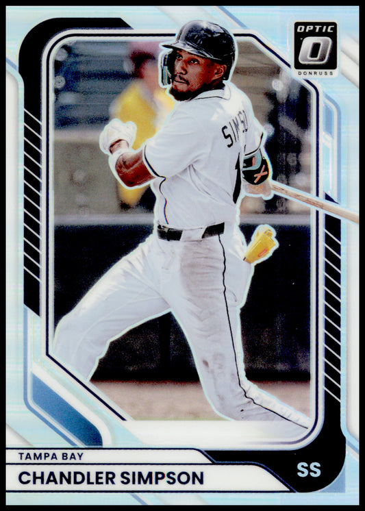 2026 Donruss Chandler Simpson Card Optic Tampa Bay Rays #29