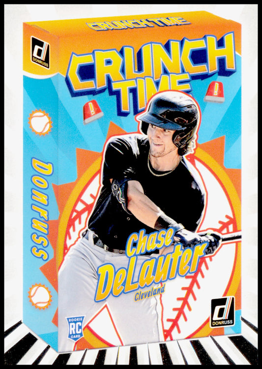 2026 Donruss Chase DeLauter Card Crunch Time Cleveland Guardians #2