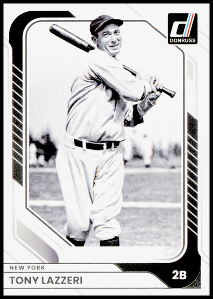 2026 Donruss Tony Lazzeri Card New York Yankees #95