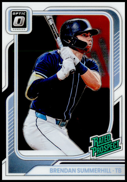 2026 Donruss Brendan Summerhill Card Optic Tampa Bay Rays #173
