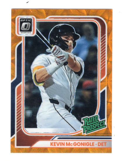 2026 Donruss Kevin McGonigle Card Optic Orange Scope SN Detroit Tigers #157