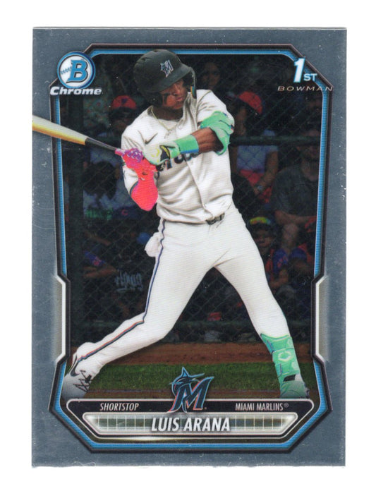 2026 Bowman Luis Arana Card Chrome Prospects Miami Marlins #BCP-72