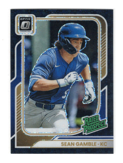 2026 Donruss Sean Gamble Card Optic Circles Kansas City Royals #108