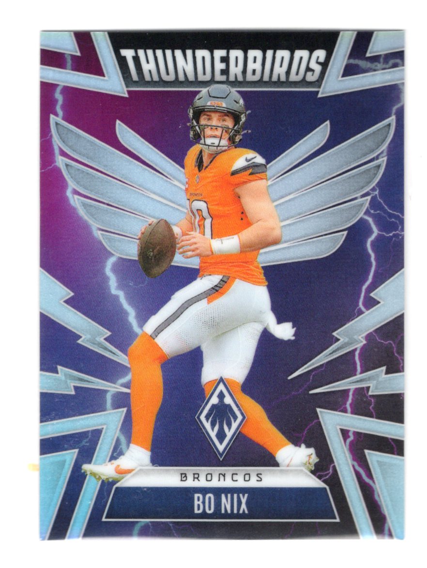 2025 Panini Phoenix Bo Nix Card Thunderbirds Denver Broncos #15
