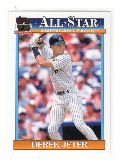 2026 Topps Derek Jeter Card 1991 Topps Baseball 35th Anniversary All-Stars