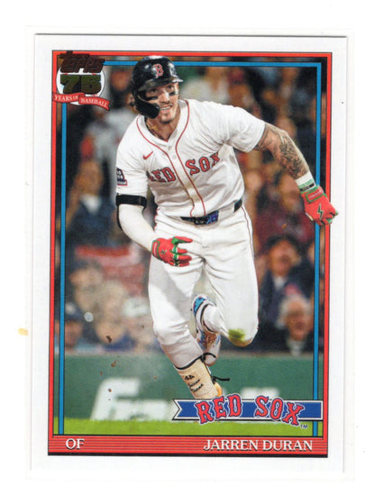 2026 Topps Jarren Duran Card 1991 Boston Red Sox #560