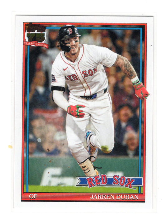 2026 Topps Jarren Duran Card 1991 Boston Red Sox #560