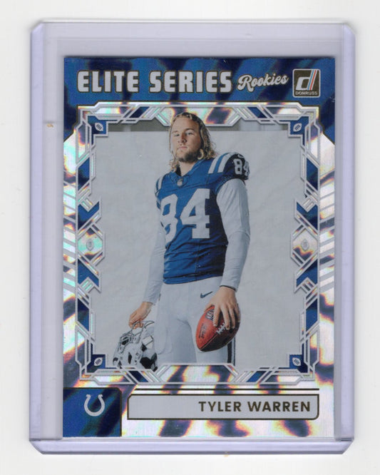 2025 Donruss Tyler Warren Card Elite Series Rookies Indianapolis Colts #ESR-TWN