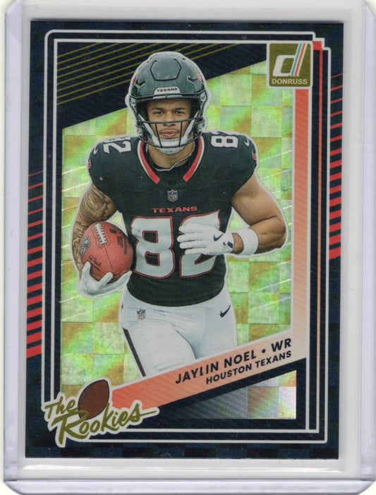 2025 Donruss Jaylin Noel Card The Rookies Houston Texans #30