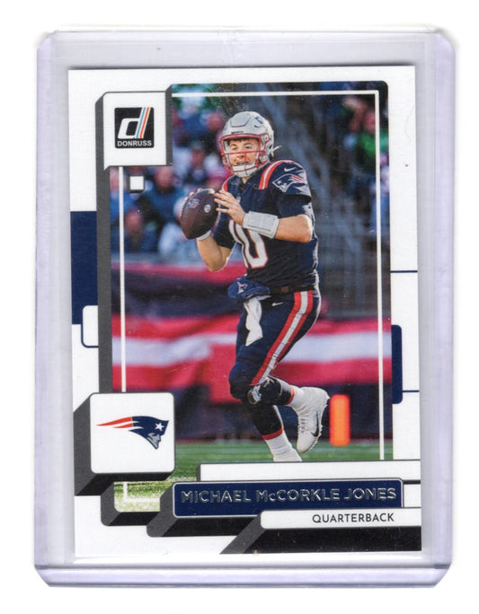 2022 Donruss Mac Jones Card New England Patriots #134b