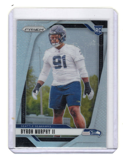 2024 Panini Prizm Byron Murphy II Card Rookie Seattle Seahawks #317