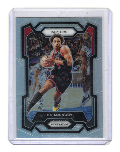 2023-24 Panini Prizm OG Anunoby Card Prizms Silver Toronto Raptors #91