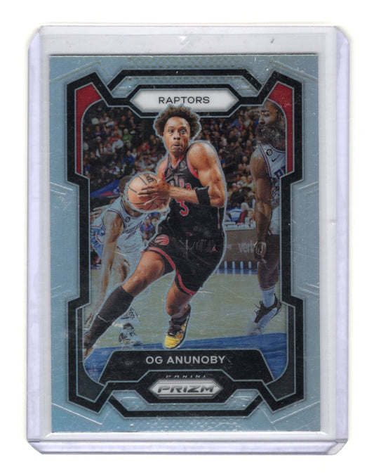 2023-24 Panini Prizm OG Anunoby Card Prizms Silver Toronto Raptors #91