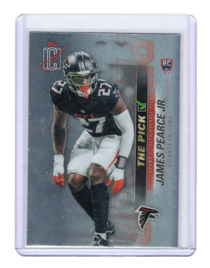 2025 Topps Signature Class James Pearce Jr. Card The Pick Atlanta Falcons #TP-2