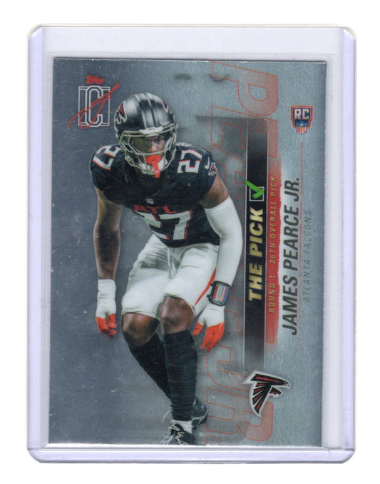 2025 Topps Signature Class James Pearce Jr. Card The Pick Atlanta Falcons #TP-2