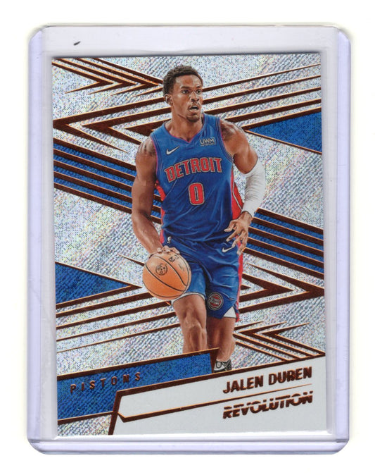 2024-25 Panini Revolution Jalen Duren Card Detroit Pistons #47