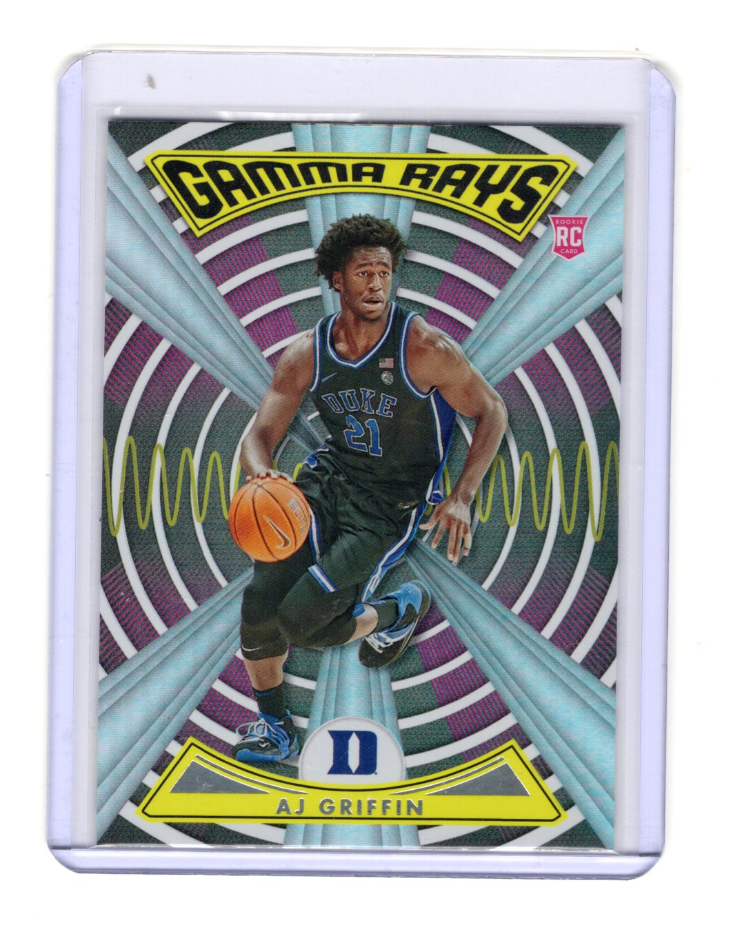 2022 Panini Chronicles Draft Picks AJ Griffin Card Gamma Rays Duke