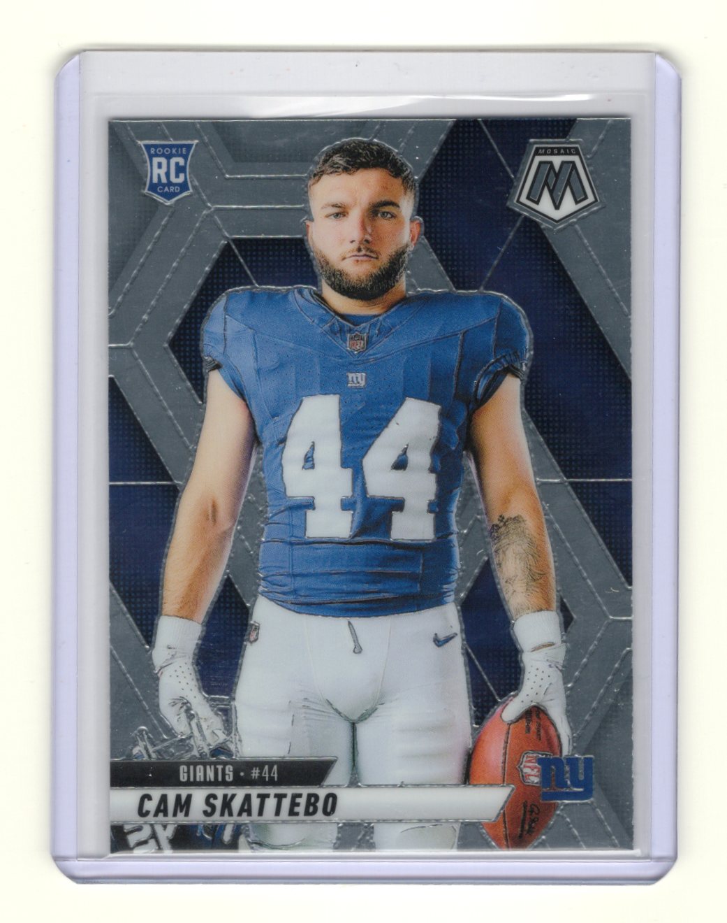 2025 Panini Mosaic Cam Skattebo Card Rookie New York Giants #271