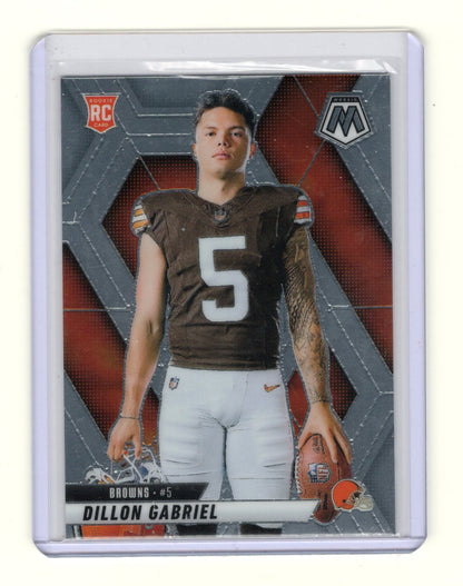 2025 Panini Mosaic Dillon Gabriel Card Mosaic Rookie Cleveland Browns #277