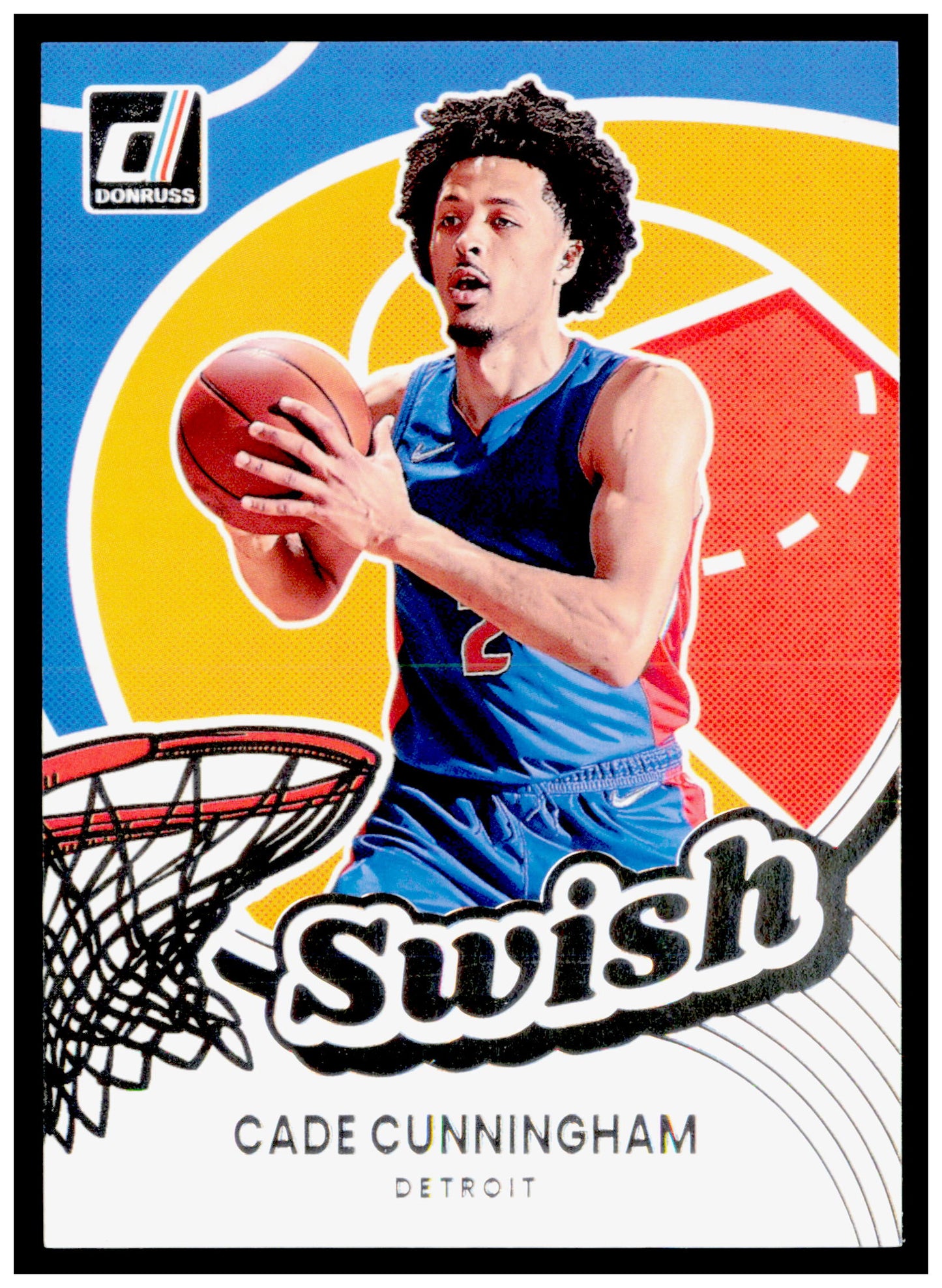 2025-26 Donruss Cade Cunningham Card Swish Detroit Pistons #10