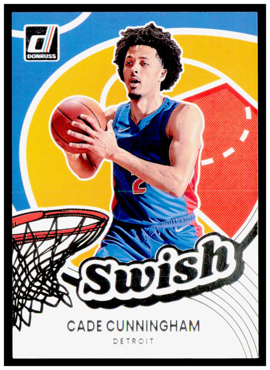 2025-26 Donruss Cade Cunningham Card Swish Detroit Pistons #10