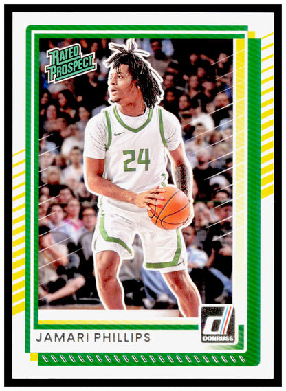 2025-26 Donruss Jamari Phillips Card Oregon Ducks #54