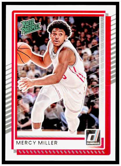 2025-26 Donruss Mercy Miller Card Houston Cougars #55