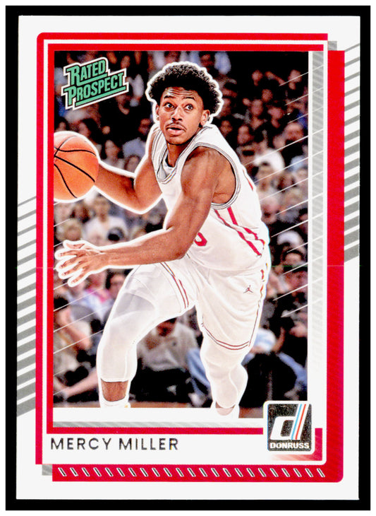 2025-26 Donruss Mercy Miller Card Houston Cougars #55