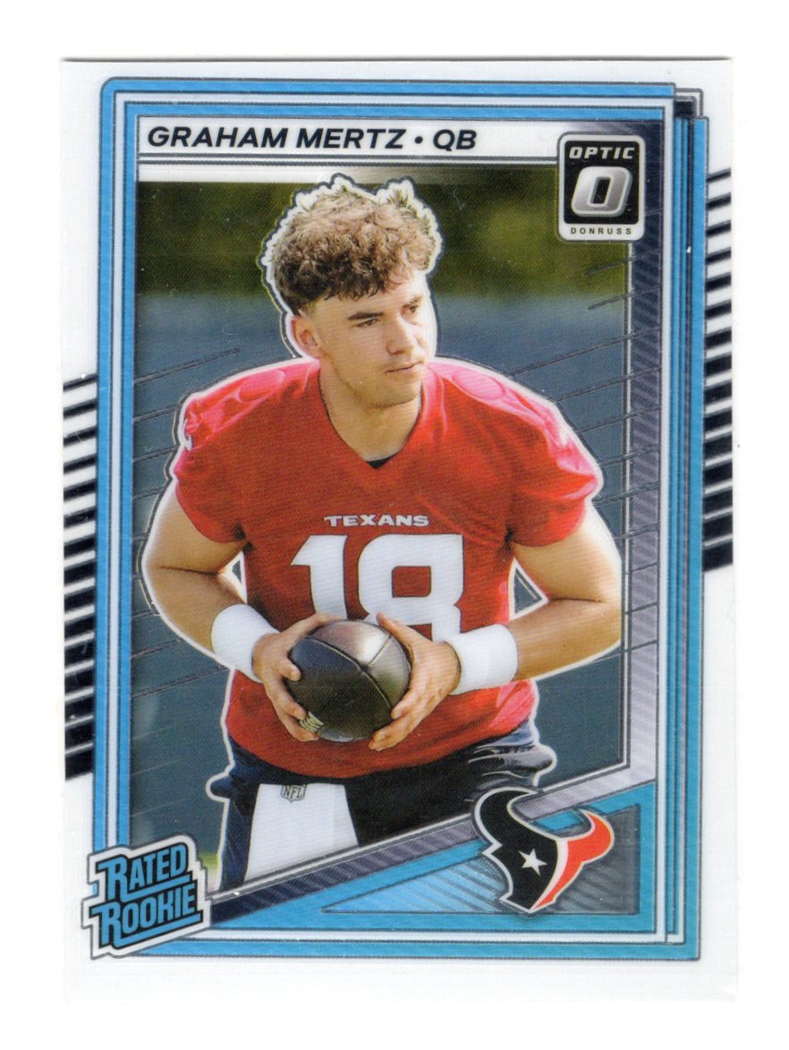 2025 Donruss Optic Graham Mertz Card Rookie Houston Texans #259