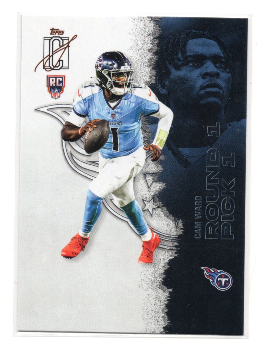 2025 Topps Signature Class Cam Ward Card Rookie Tennessee Titans #101
