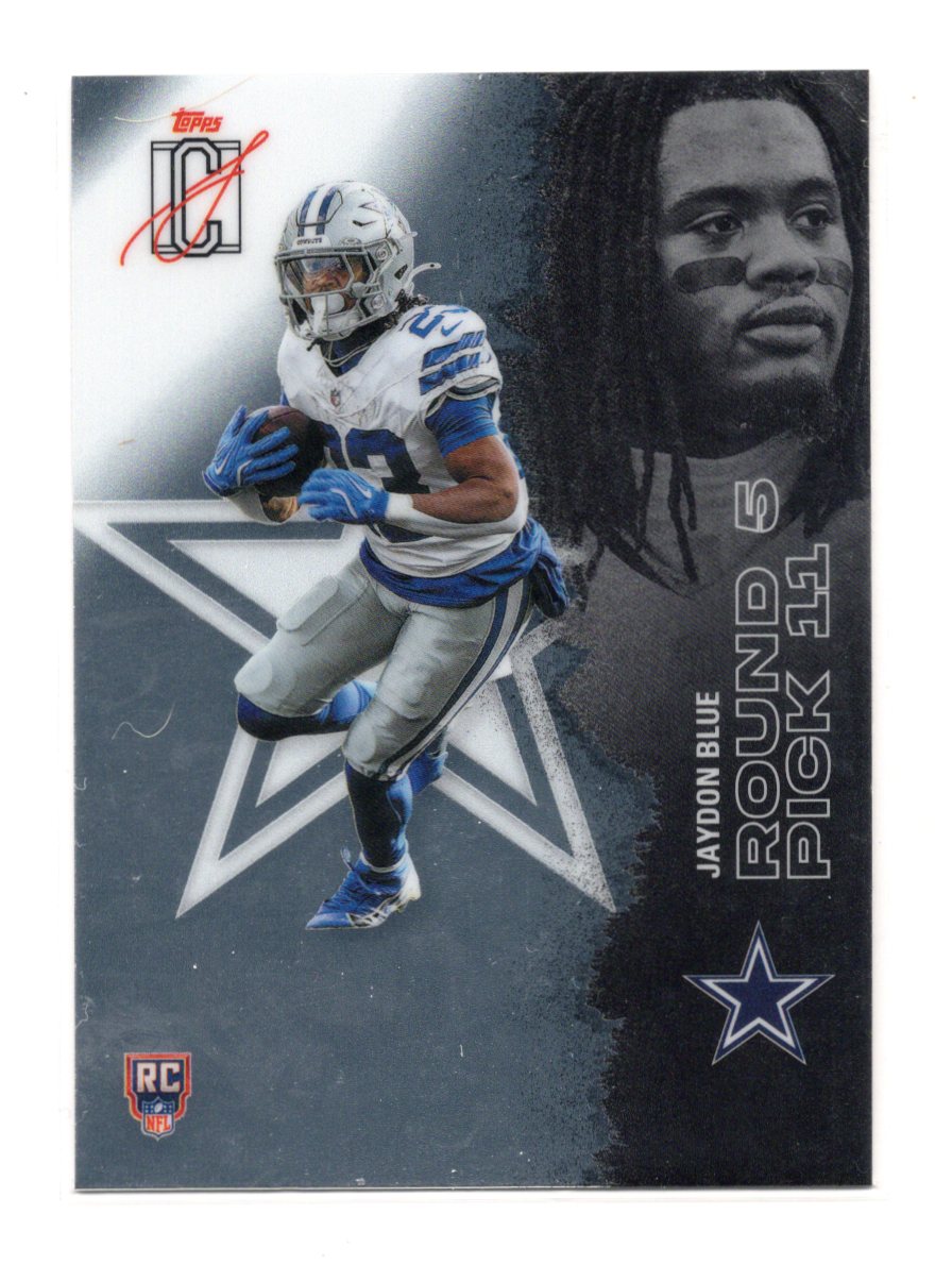 2025 Topps Signature Class Jaydon Blue Card Chrome Rookie Dallas Cowboys #225
