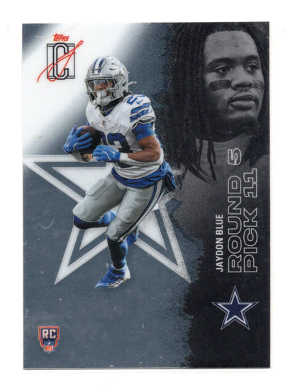2025 Topps Signature Class Jaydon Blue Card Chrome Rookie Dallas Cowboys #225