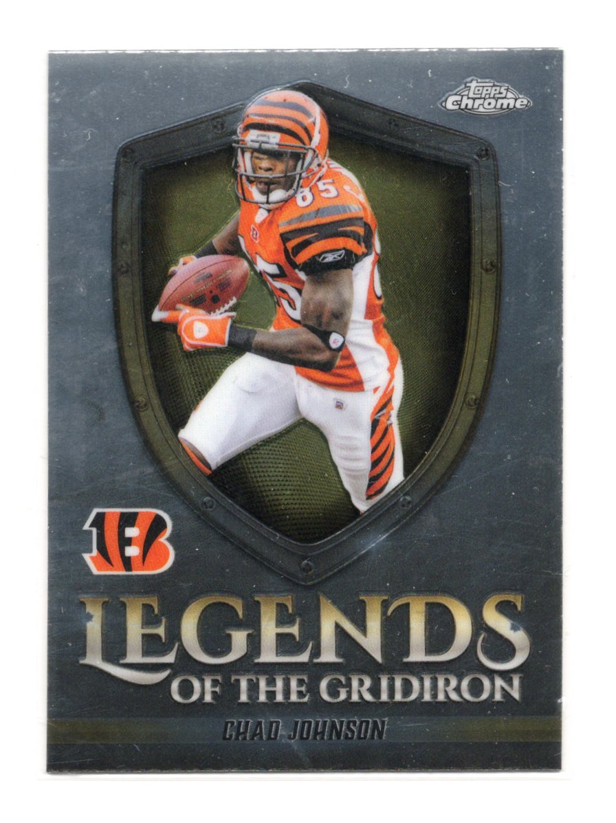 2025 Topps Chrome Chad Johnson Card Legends of the Gridiron Cincinnati Bengals