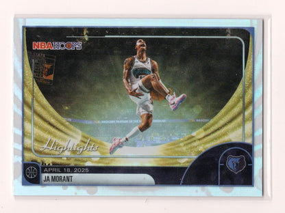 2025-26 Hoops Ja Morant Card Memphis Grizzlies #264