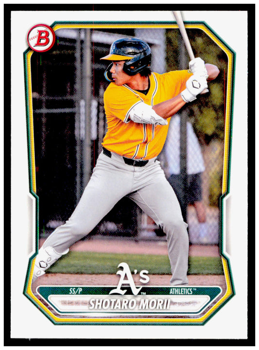 2026 Bowman Shotaro Morii Card Prospects Athletics