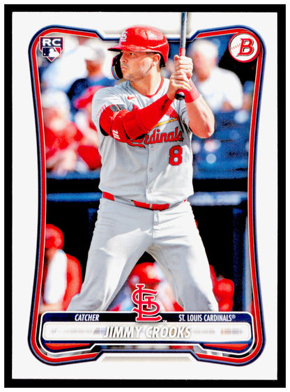 2026 Bowman Jimmy Crooks Card Rookie St. Louis Cardinals